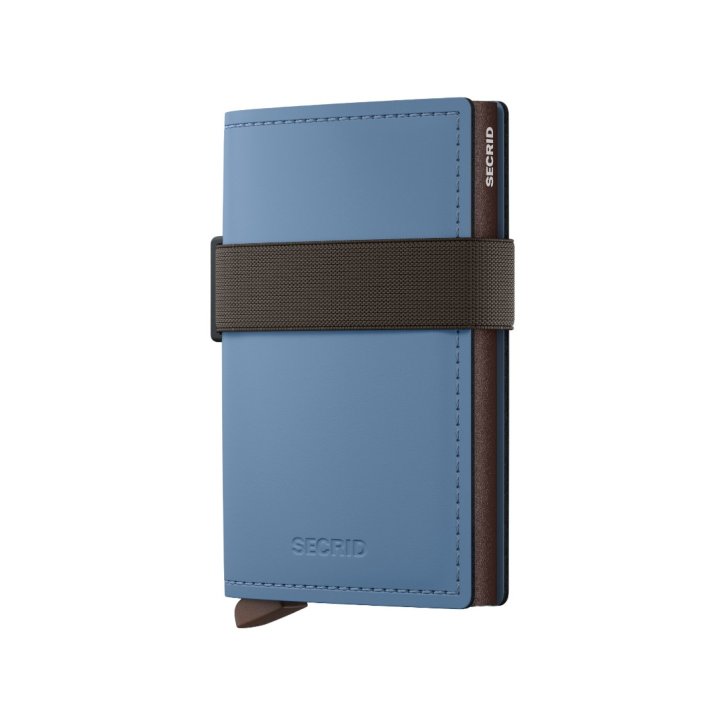 Secrid Bandwallet matte steel blue-brown